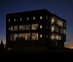 Professional Building at night