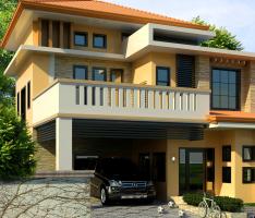 2 storey modern house