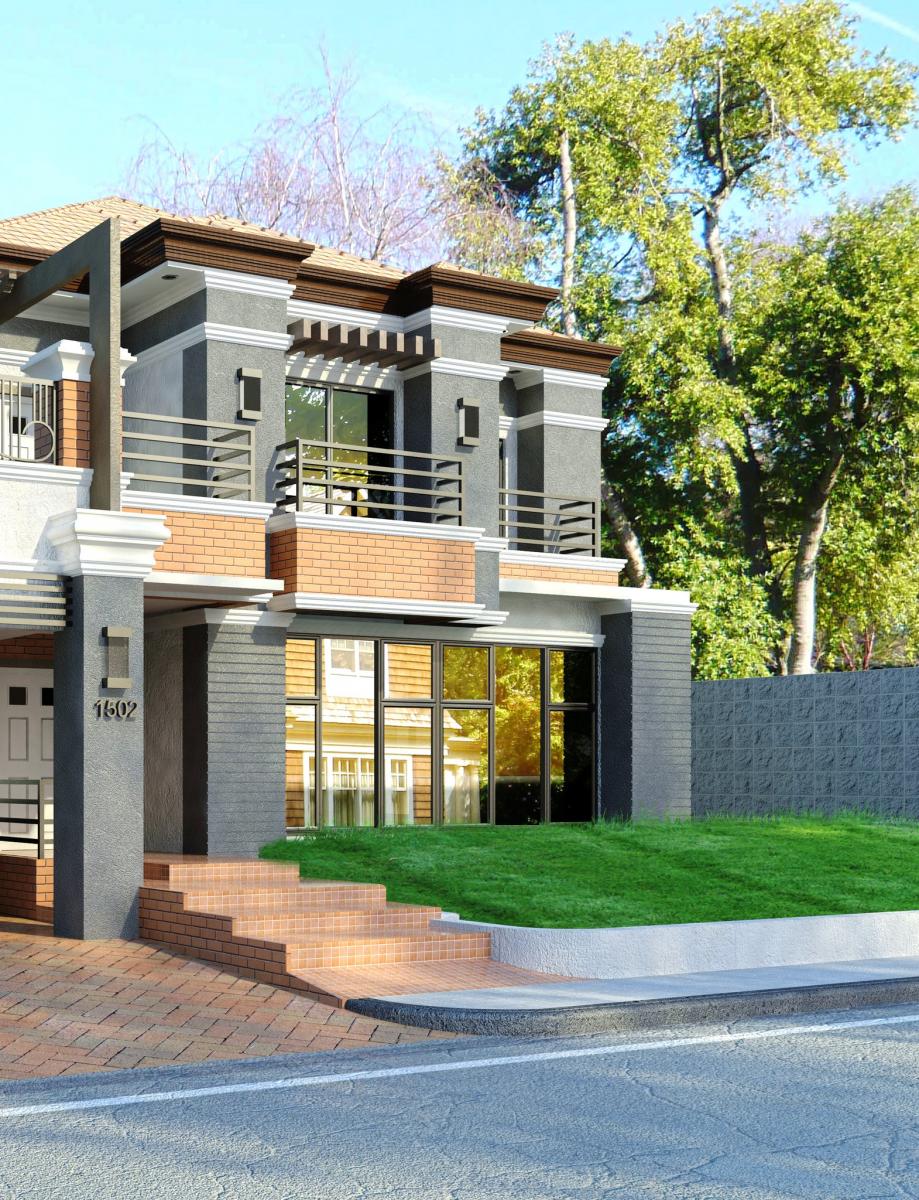 2 storey modern house