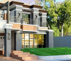 2 storey modern house