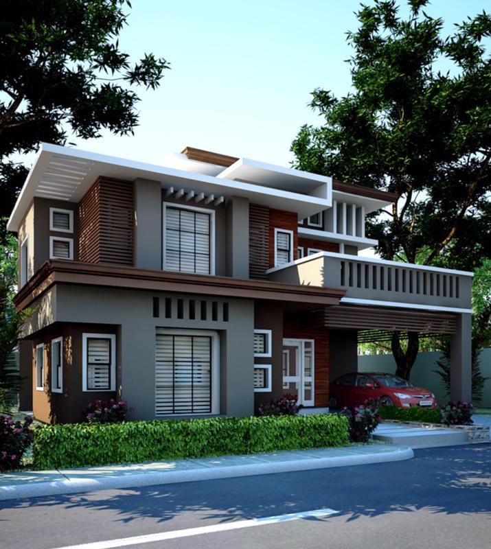 2 storey modern house