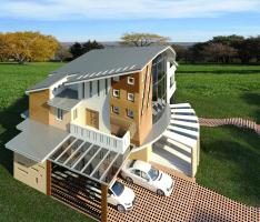 2 storey modern house