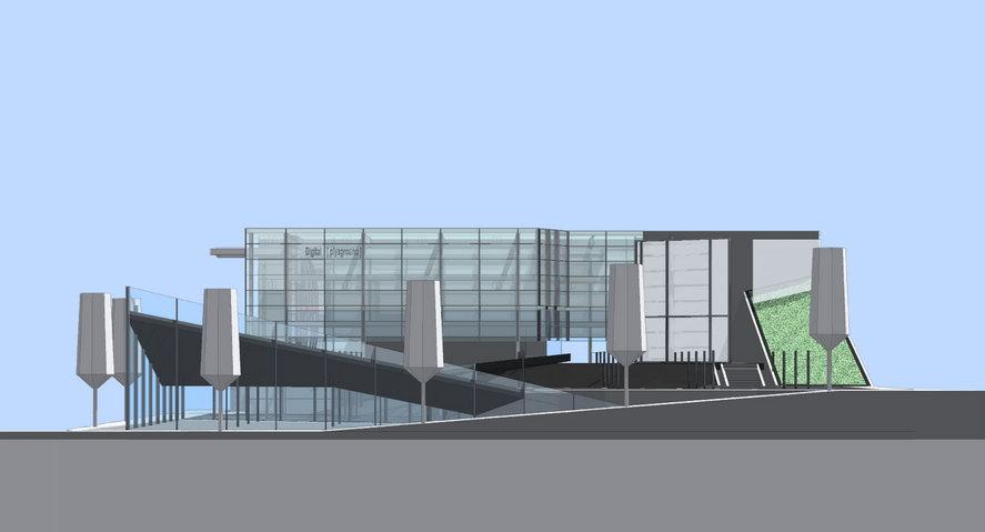 [Digital Playground] west elevation