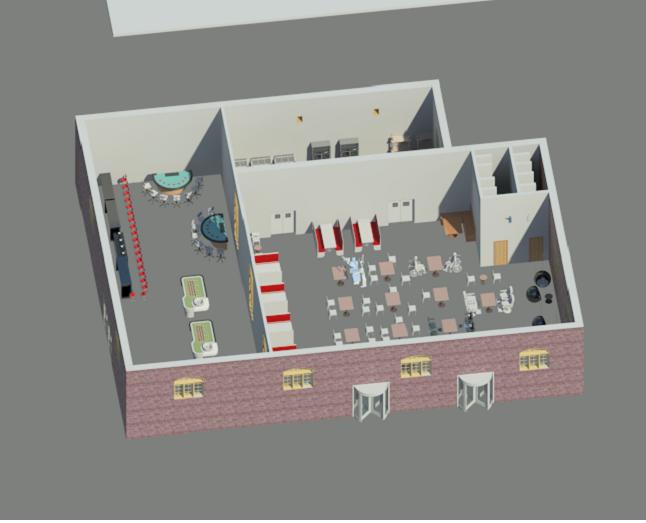 Inside Hooters Restaurant/Casino