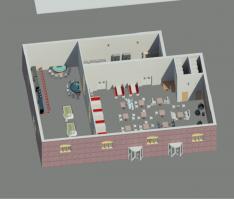 Inside Hooters Restaurant/Casino