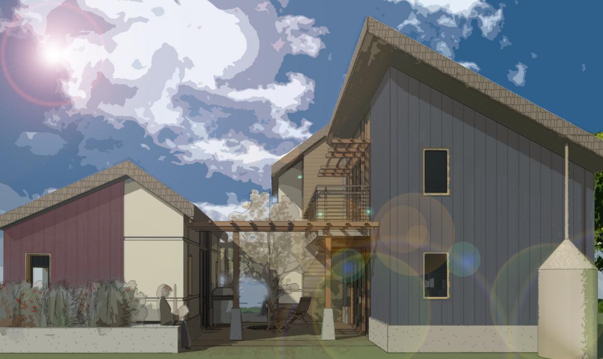 Courtyard Unit Back Yard