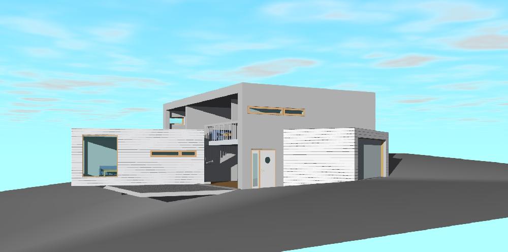 4 bedroom design-flat roof