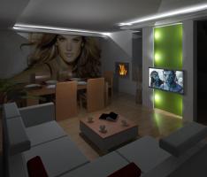 living and dining room