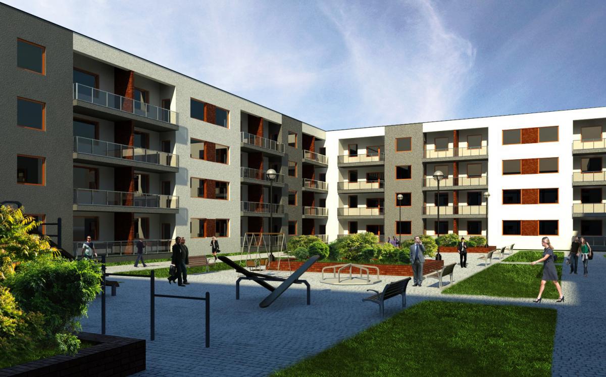 block of flats in Łuków