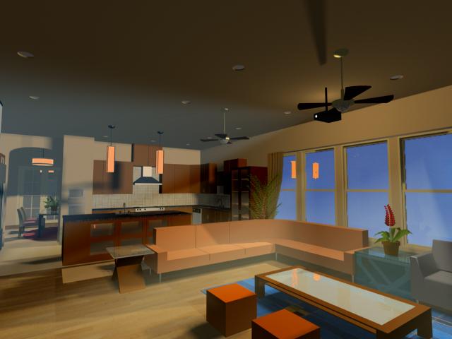 the Magnolia,Austin Tx  Penthouse Livingroom