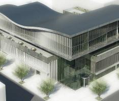 Boxing Gymnasium aerial view