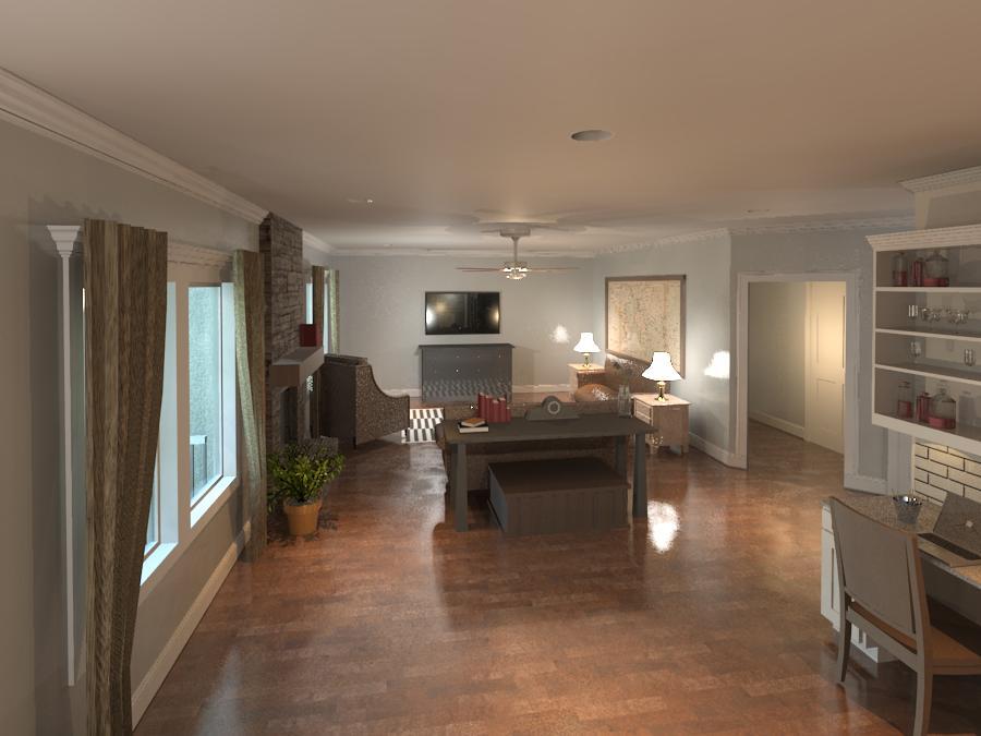 Living Room- The Altamont Plan