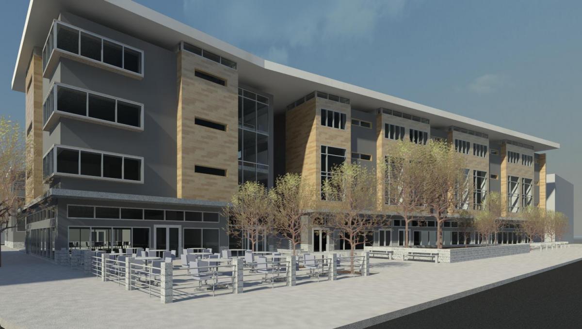 Perspective (Stores and Town Houses)