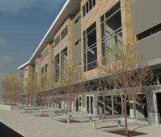 Perspective 2 (Stores and Town Houses)