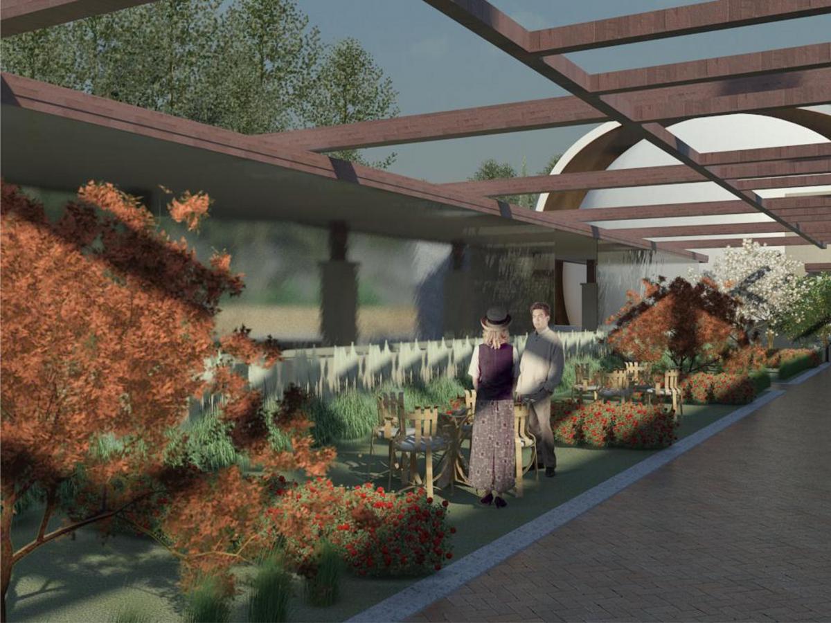 Inside/Outside Courtyard