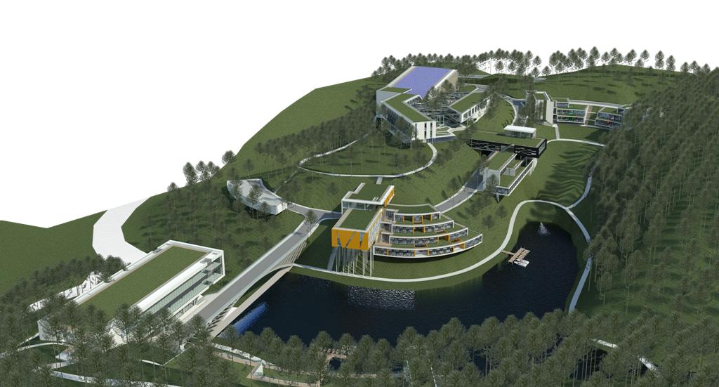 Dalat Institure of Design_Ariel View