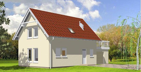 Simple family house - right side