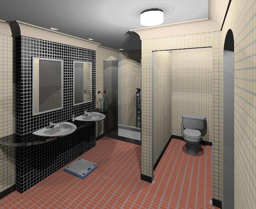 Simple bathroom