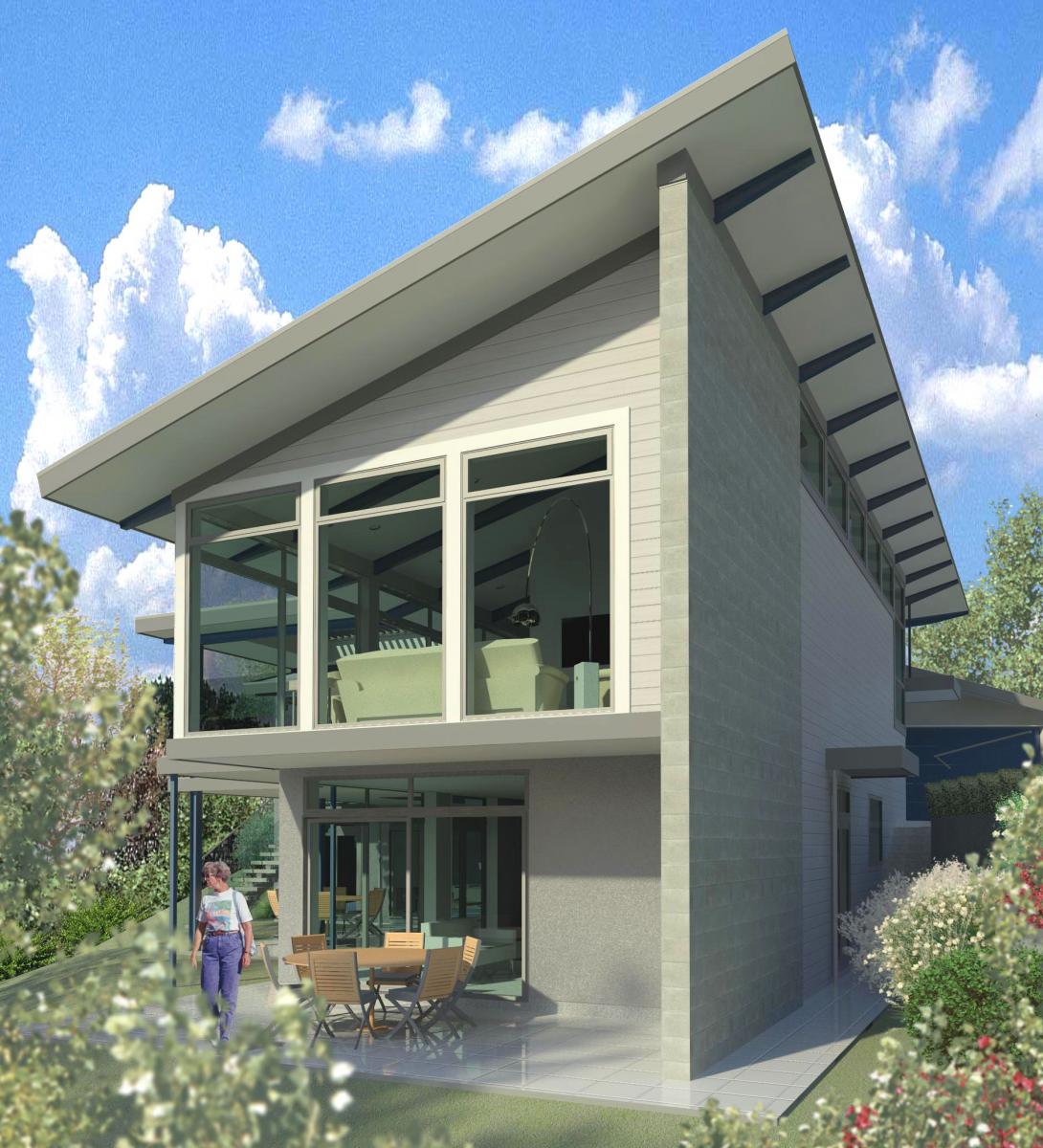 ext7New Home modelled and Rendered in Revit