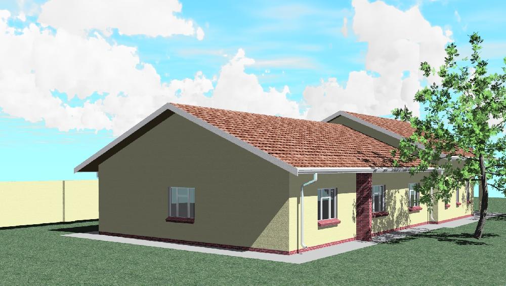 low cost house in botwana