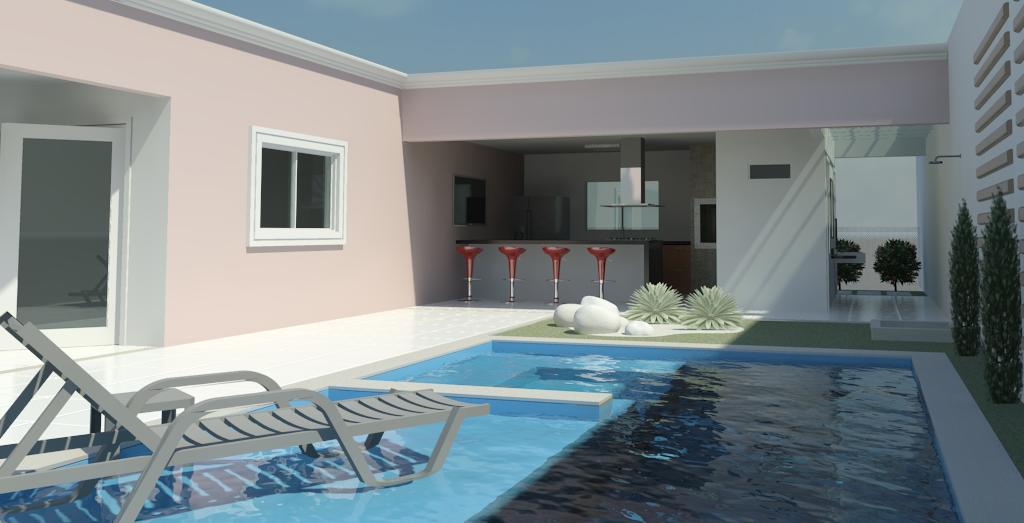 Projeto Residencial Piscina