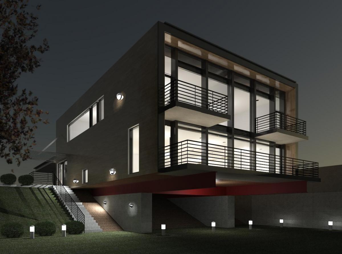 House night render
