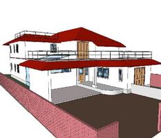 shaded view-House at Cochin