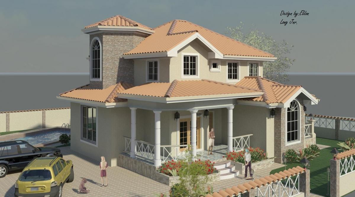 Two storey project view 1