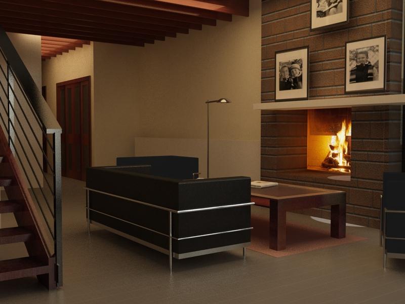 interior view of fire place 3