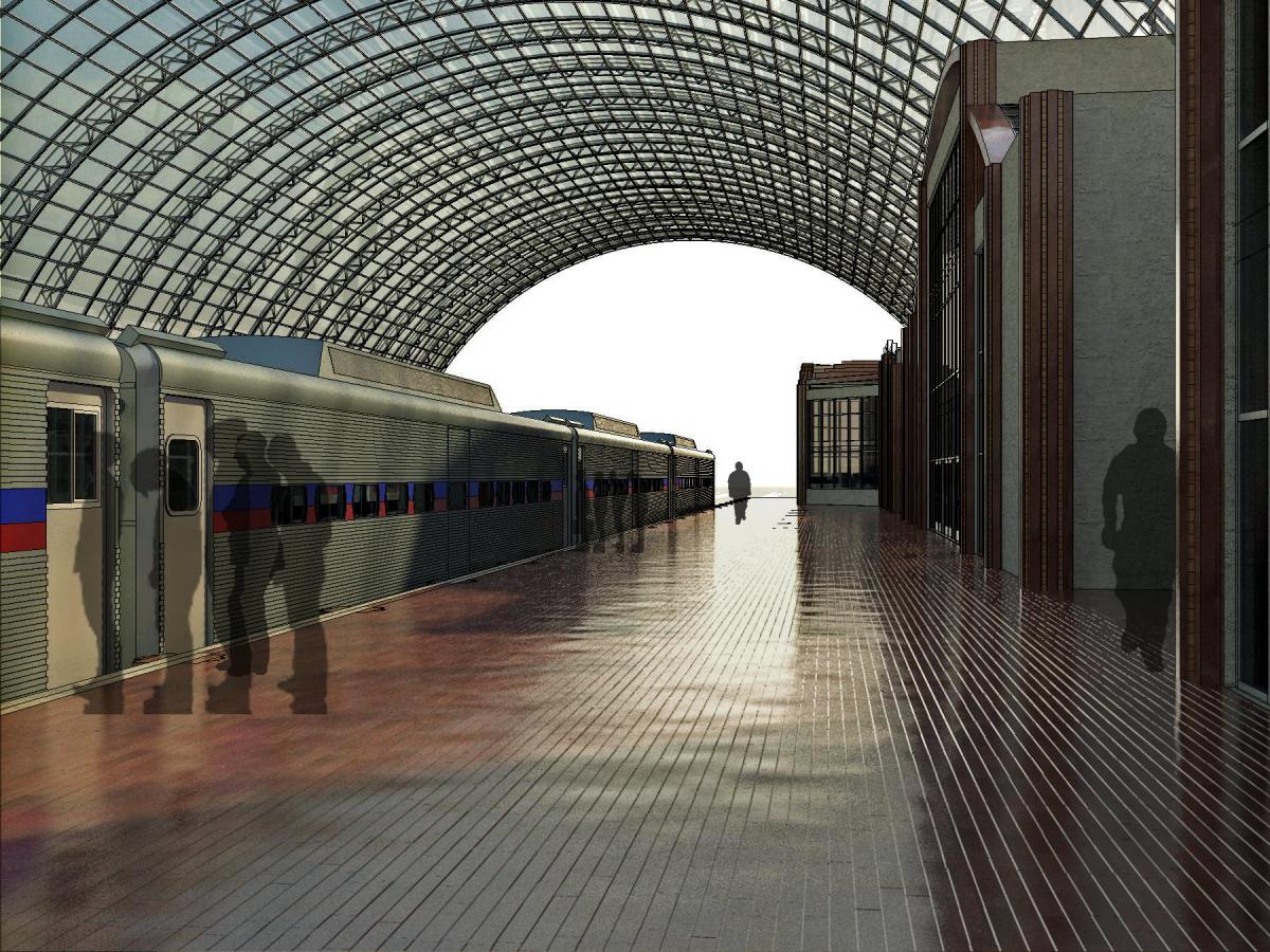Senior Thesis - Train Station - Platform
