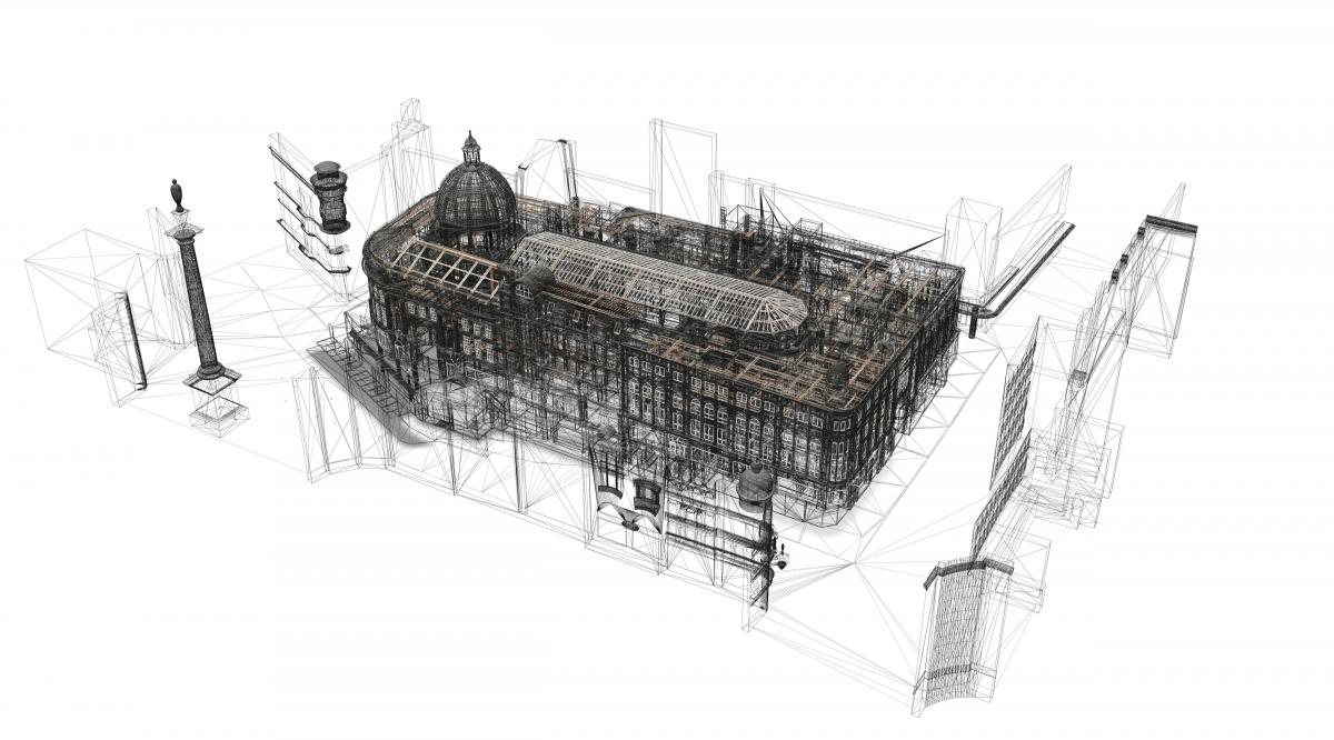 Monument Mall Complex Wire Frame