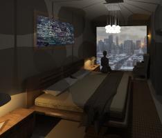 Relaxing in the bedroom