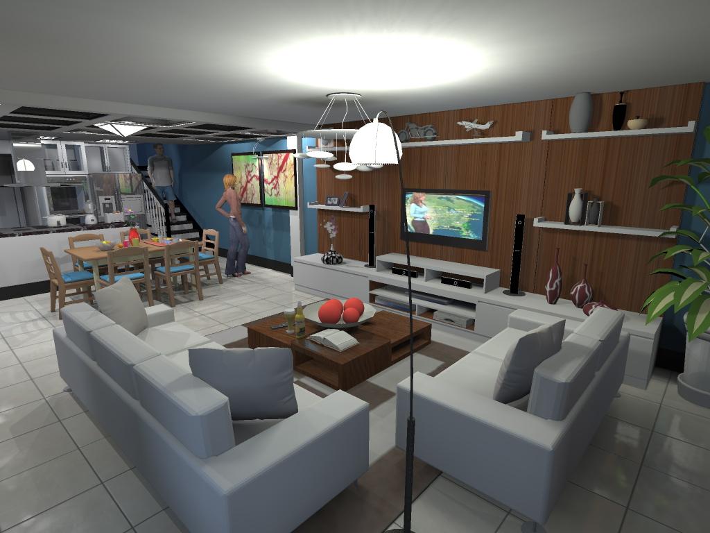 Image Gallery Figueroa House Livingdining view