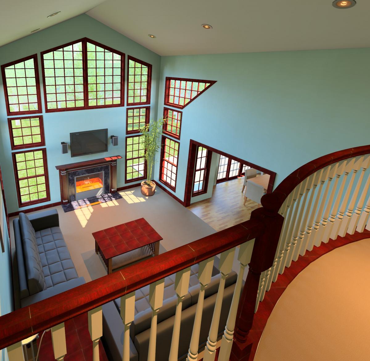 first interior render