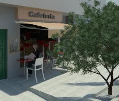 Small Coffe Shop exterior