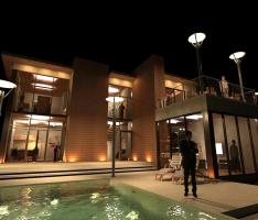 exterior night render