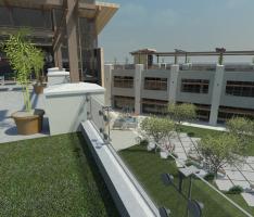 view over office balcony