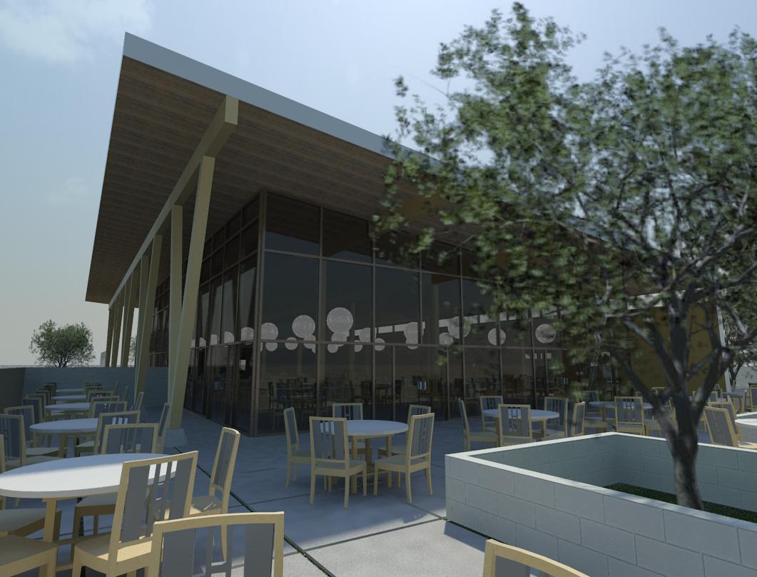 3D Restaurant - SE Patio