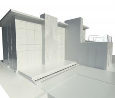 3d view white model