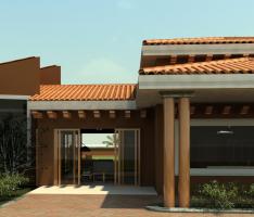 Elevacion Principal Residencia de Playa