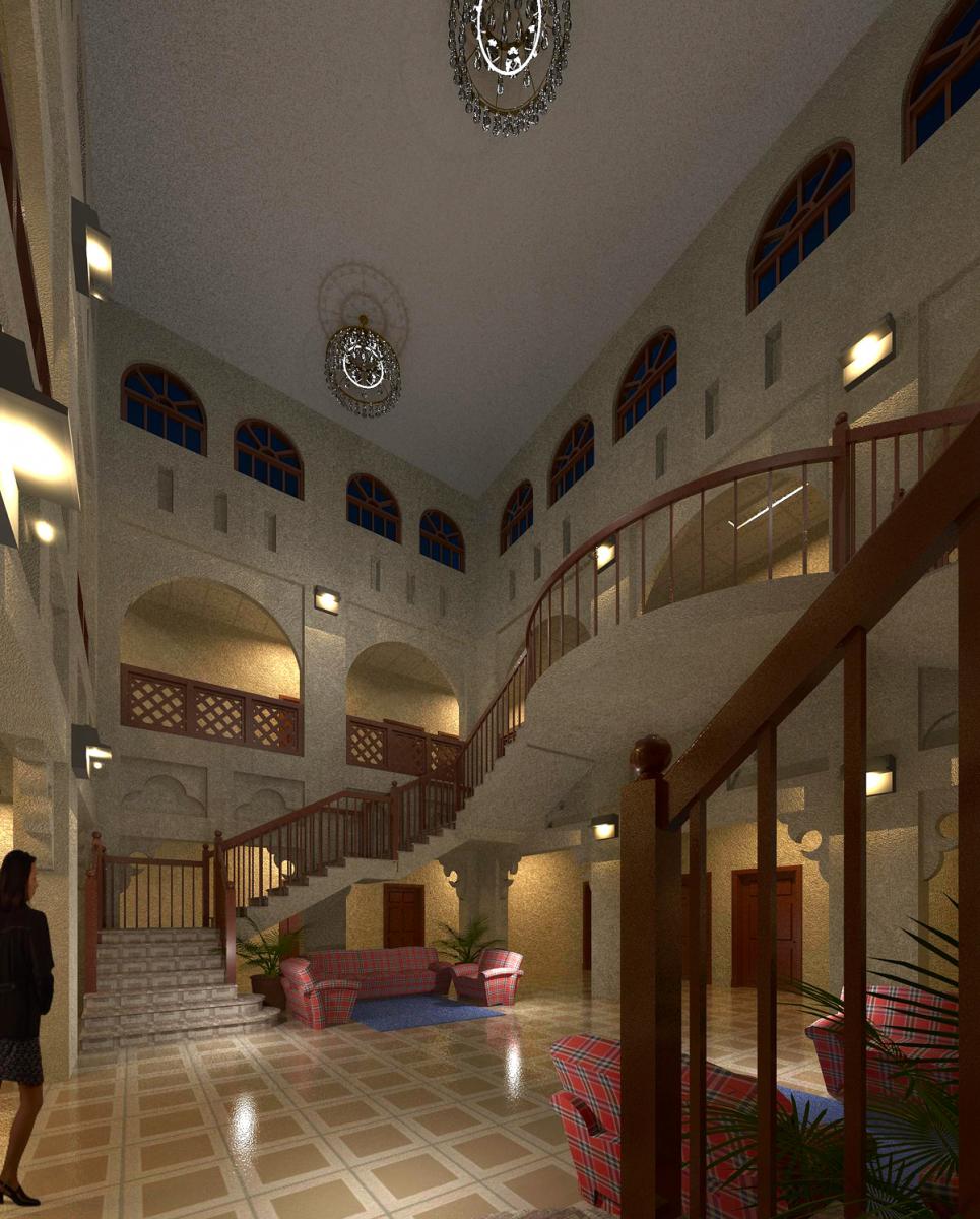 QATARI TRADITIONAL OFFICE BLDG. INTERIOR