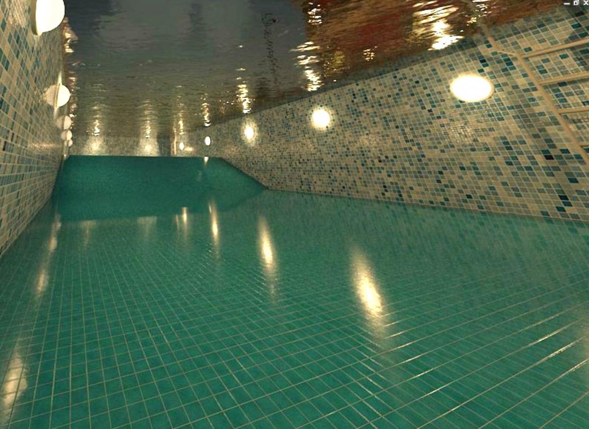 Chalet-swimming pool