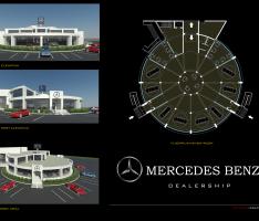MERCEDES BENZ DEALERSHIP-RENDERING