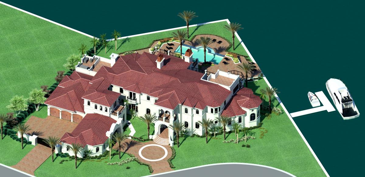 Custom Home on the Bay