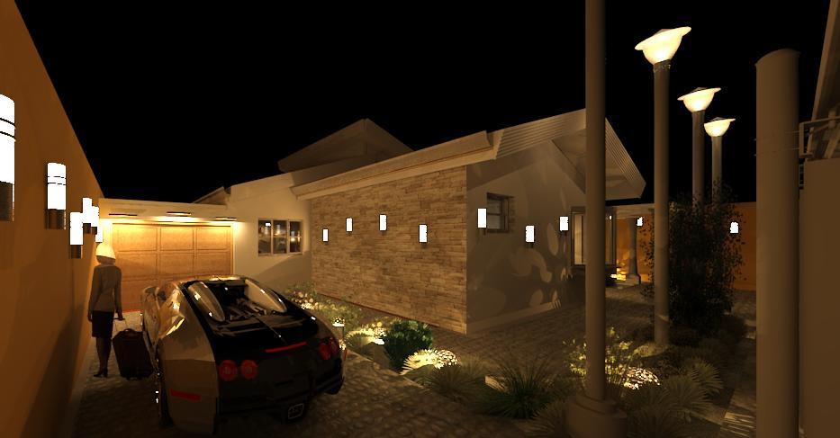 Vista Lateral Esquerda - Cenário nocturno