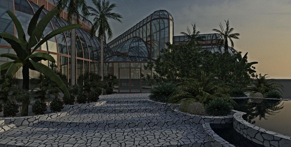 Conservatory Rear View From Below