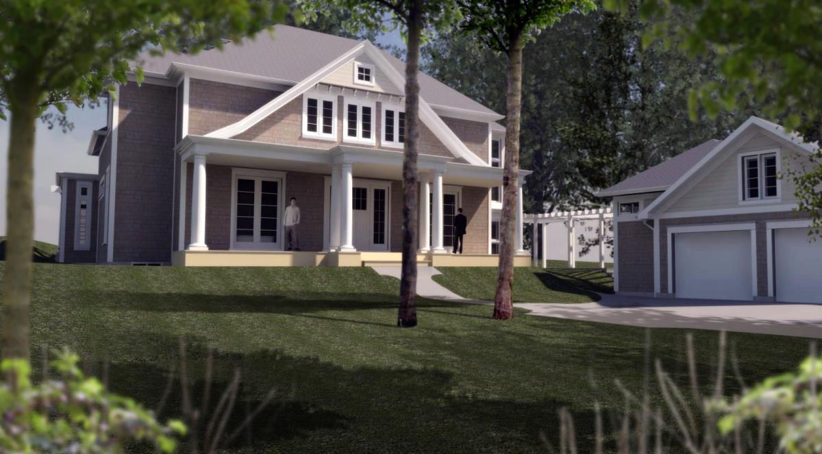 Beach House Project - Front View