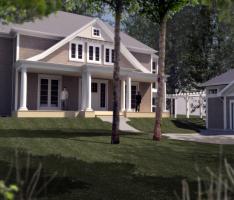 Beach House Project - Front View