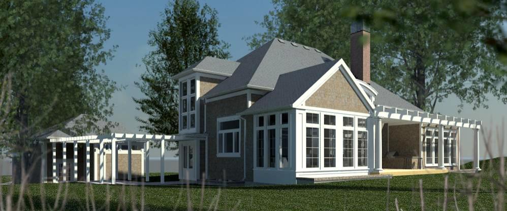 Beach House Project - Rear View