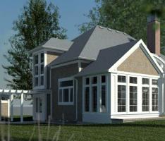 Beach House Project - Rear View